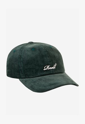 Reell SINGLE SCRIPT - Cap - dark green ribcord
