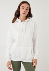 Hoodie - ecru