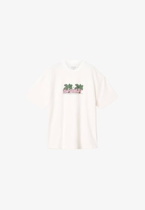 AllSaints, TROPPO - Print T-shirt - chalk white