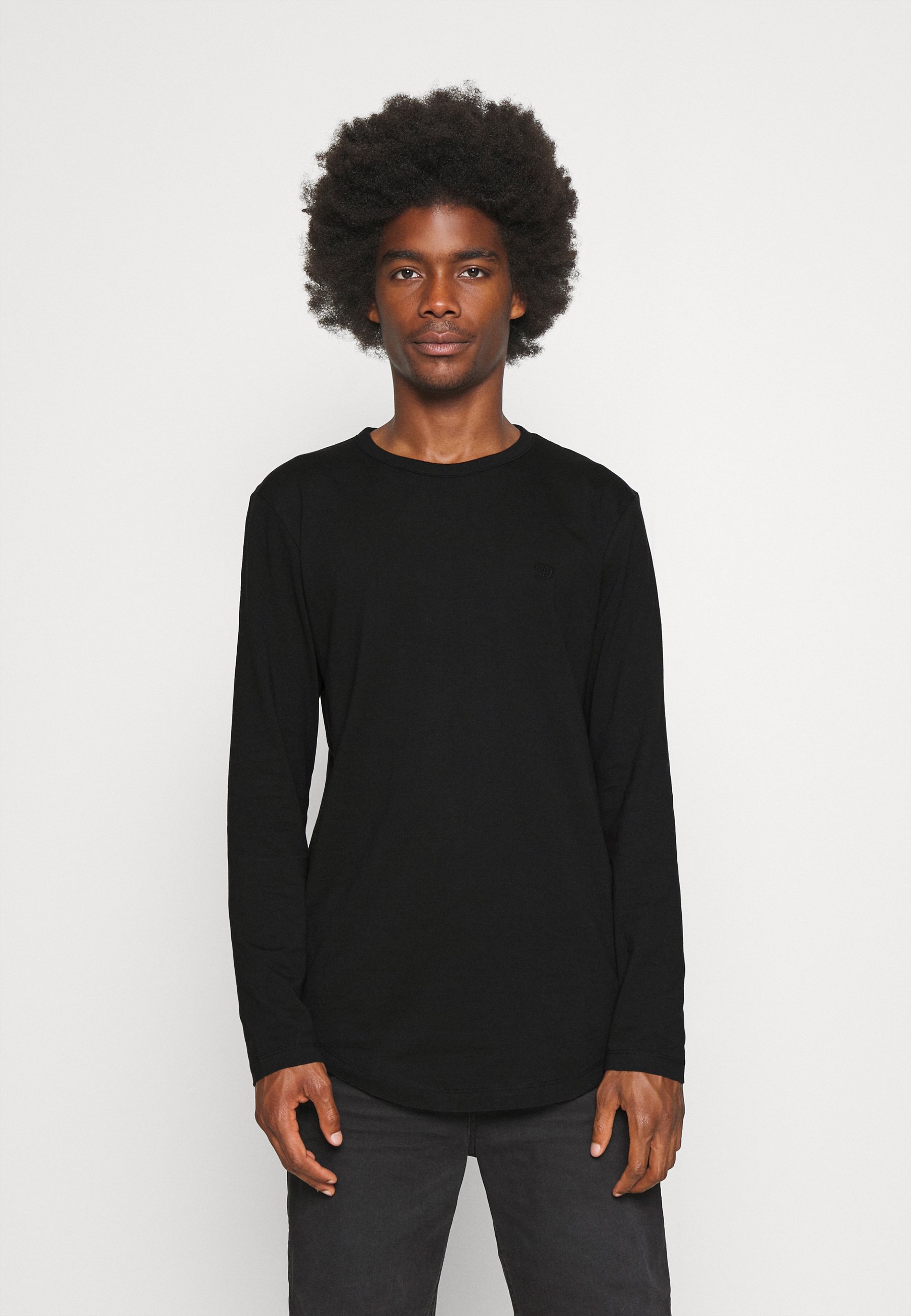 TOM TAILOR DENIM Maglietta a manica lunga - black/nero - Zalando.it