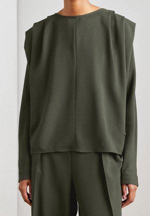 Bluse - dark green