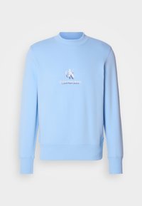 SHADOW LOGO CREW NECK - Sweatshirt - blue bell