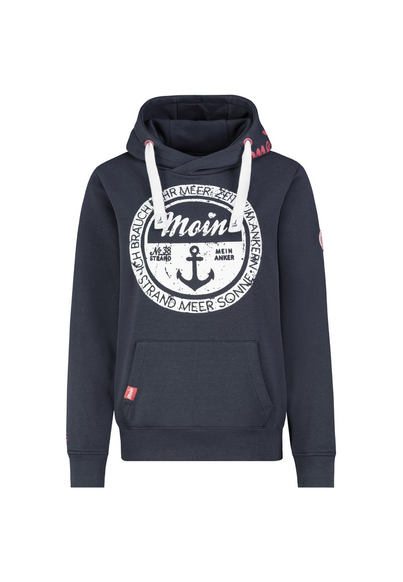 Eight 2 Nine EIGHT 2 NINE MIT KÜSTENBACKPRINT - Hoodie - dark-blue ...