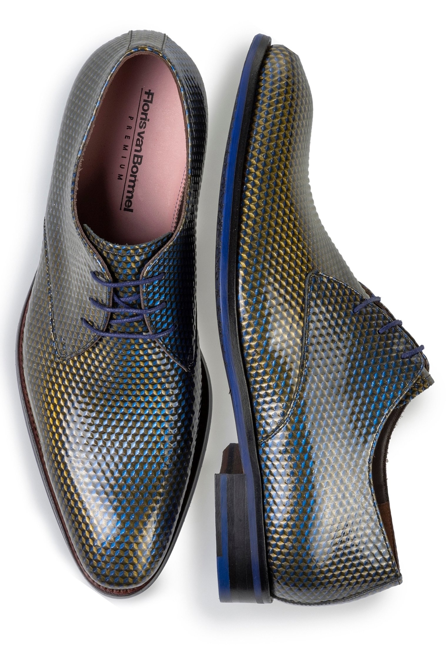 Floris van Bommel Veterschoenen - blue/blauw - Zalando.nl