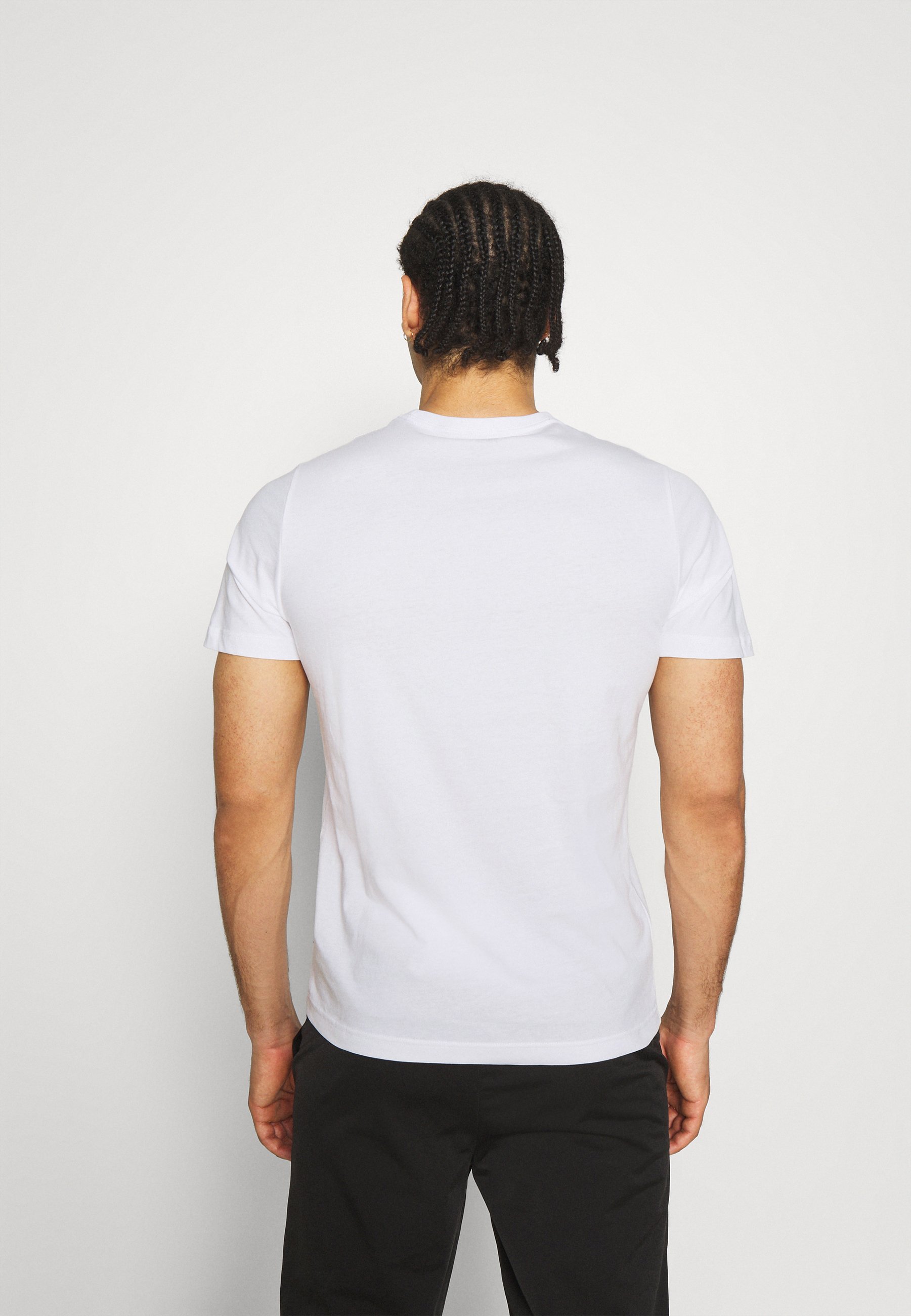 Puma ESS SMALL LOGO TEE - T-Shirt basic - white/weiß - Zalando.de