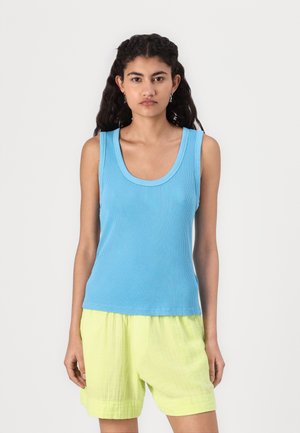 SCOOP  - Top - true cyan blue