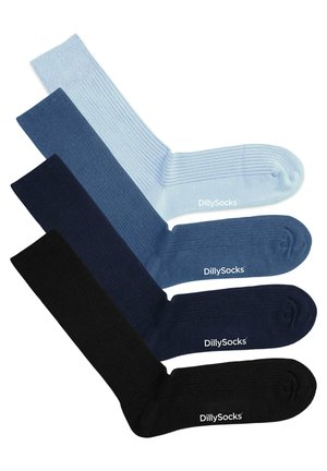 4ER PACK PREMIUM - Socken - ribbed just blue