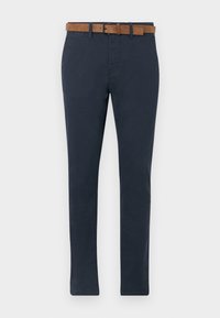 SLIM WITH BELT - Chino - sky captain blue