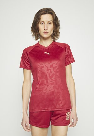 Print T-shirt - intense red