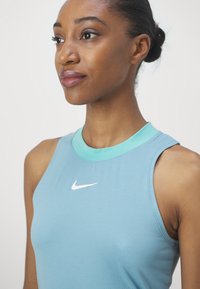 Nike Performance ADVANTAGE TANK - Top - denim turquoise/green frost/white