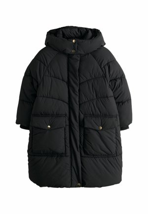 Next REGULAR FIT - SHOWER RESISTANT FAUX FUR LINED PADDED COAT - Téli kabát - black