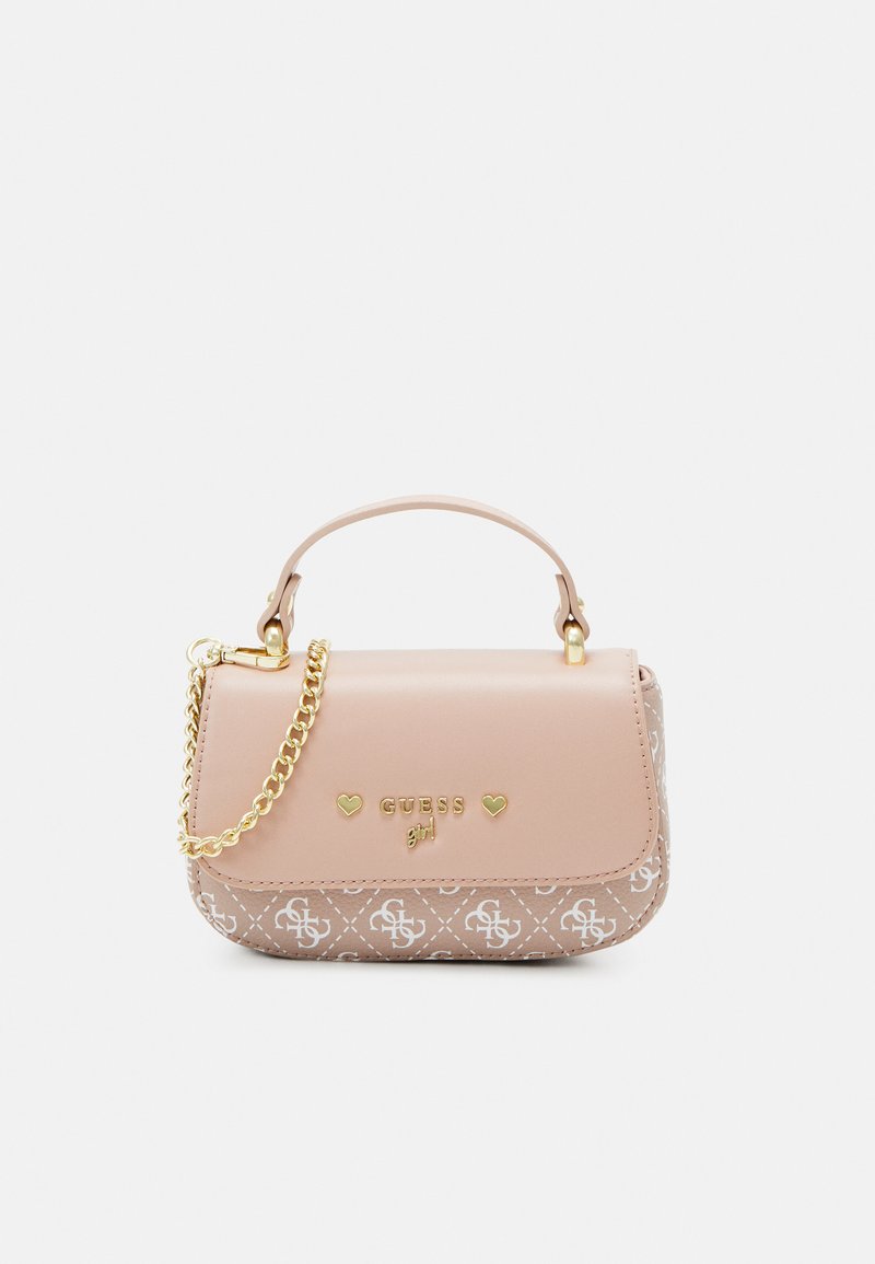 Guess CROSSBODY FLAP BAG Across body bag pure choco/light pink