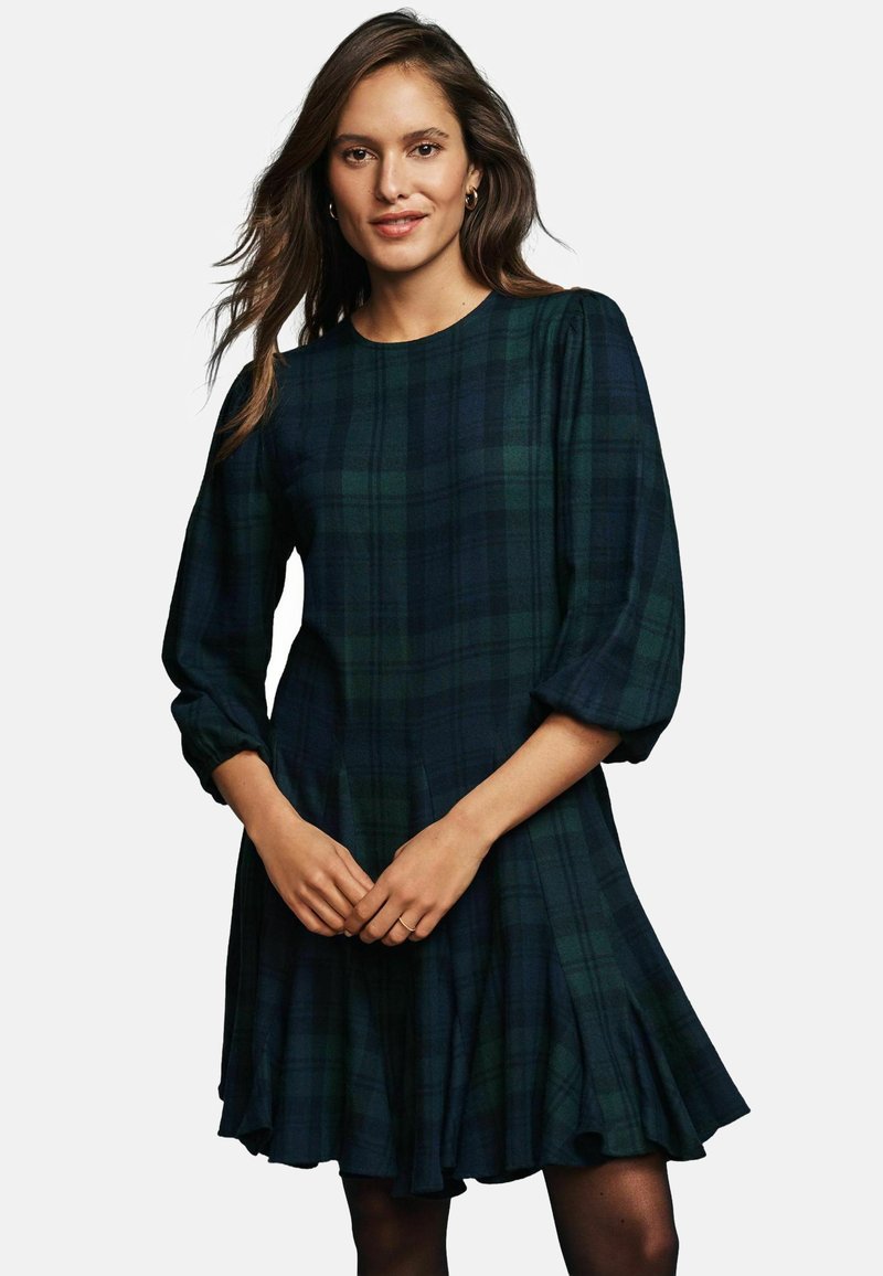 Laura Ashley Dienas kleita - green black