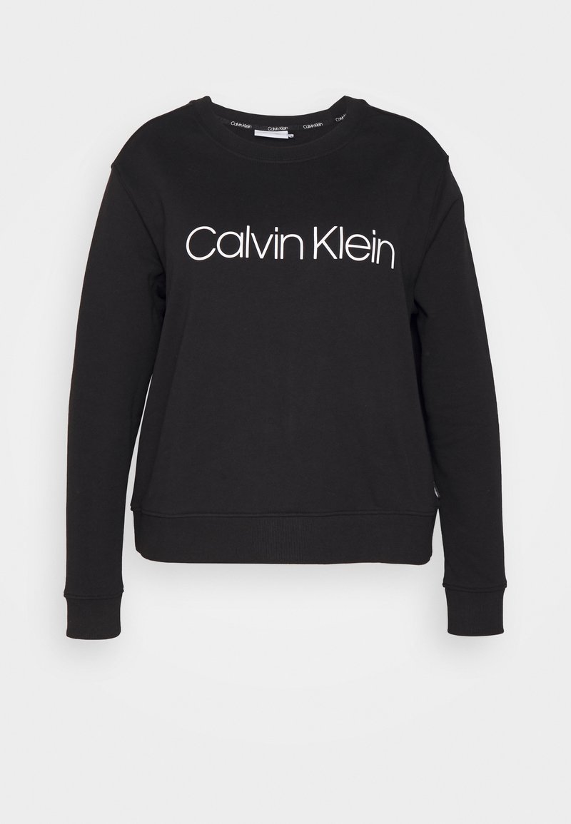 Calvin Klein Curve INCLUSIVE CORE LOGO - Sweatshirt - black/noir -  ZALANDO.FR