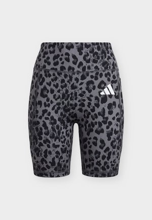 adidas Performance, OPTIMÉ ESSENTIALS WORKOUT LEOPARD SHORT - Κολάν - grey four/grey six/black