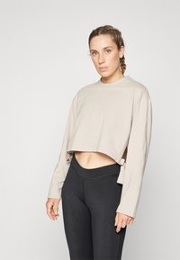 adidas Performance YOGA COVER-UP - Sweatshirt - beige