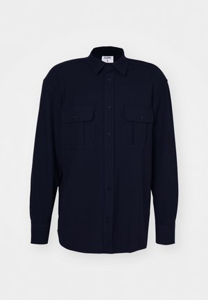 Filippa K RELAXED PATCH POCKET SHIRT - Marškiniai - navy