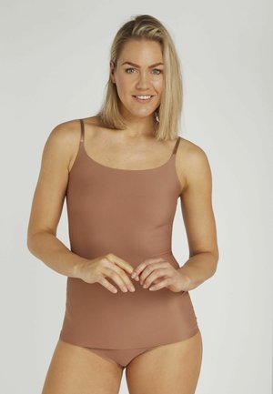 ten Cate SECRETS SPAGHETTI TOP - Hemd - hazelnut