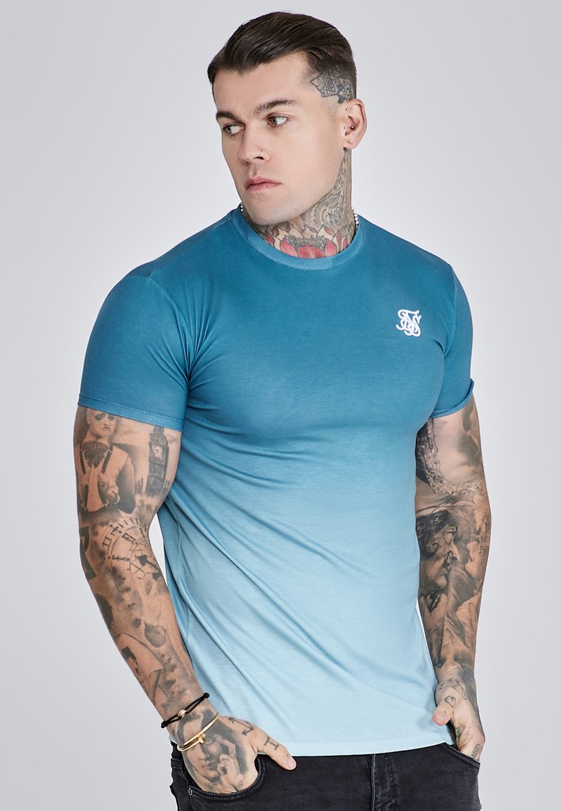 SIKSILK - FADE - Print T-shirt - green, Enlarge