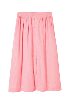 Promod, JUPE MIDI RAYÉE - Jupe trapèze - rayé rose