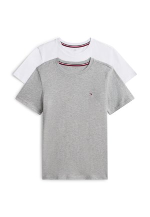 Tommy Hilfiger UNISEX 2 PACK - Maglietta intima - white/light grey heather