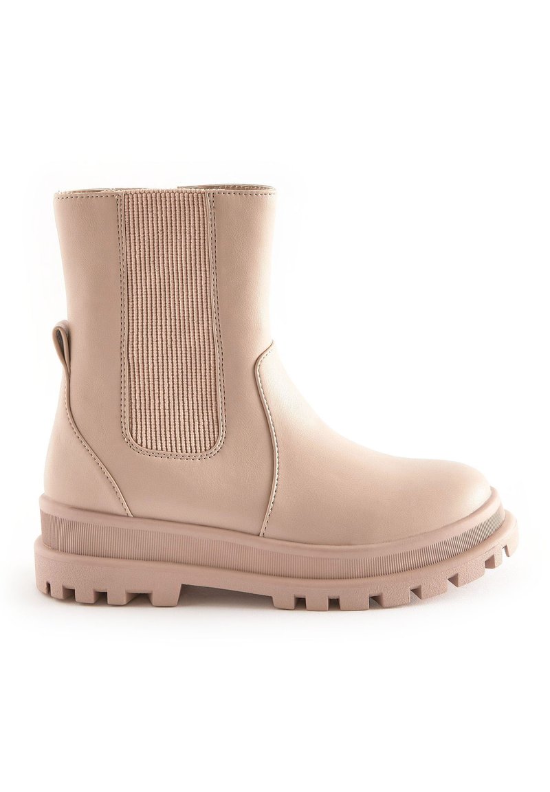 Next CHUNKY CHELSEA SOCK BOOTS - Platform bokacsizmák - nude pink