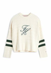 TEXTURED GRAPHIC  - Pullover - cream