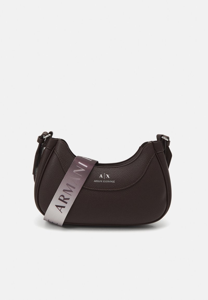 Armani Exchange SMALL SHOULDER BAG - Torba preko tijela - liquor
