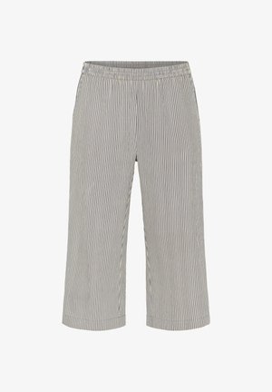 Kaffe Curve Pantaloni - midnight white stripe