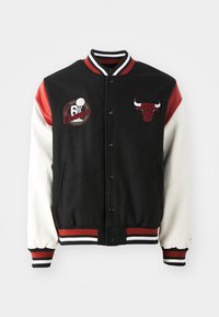 NBA CHICAGO BULLS FLORAL VARSITY JACKET - Sporto klubų atributika - black