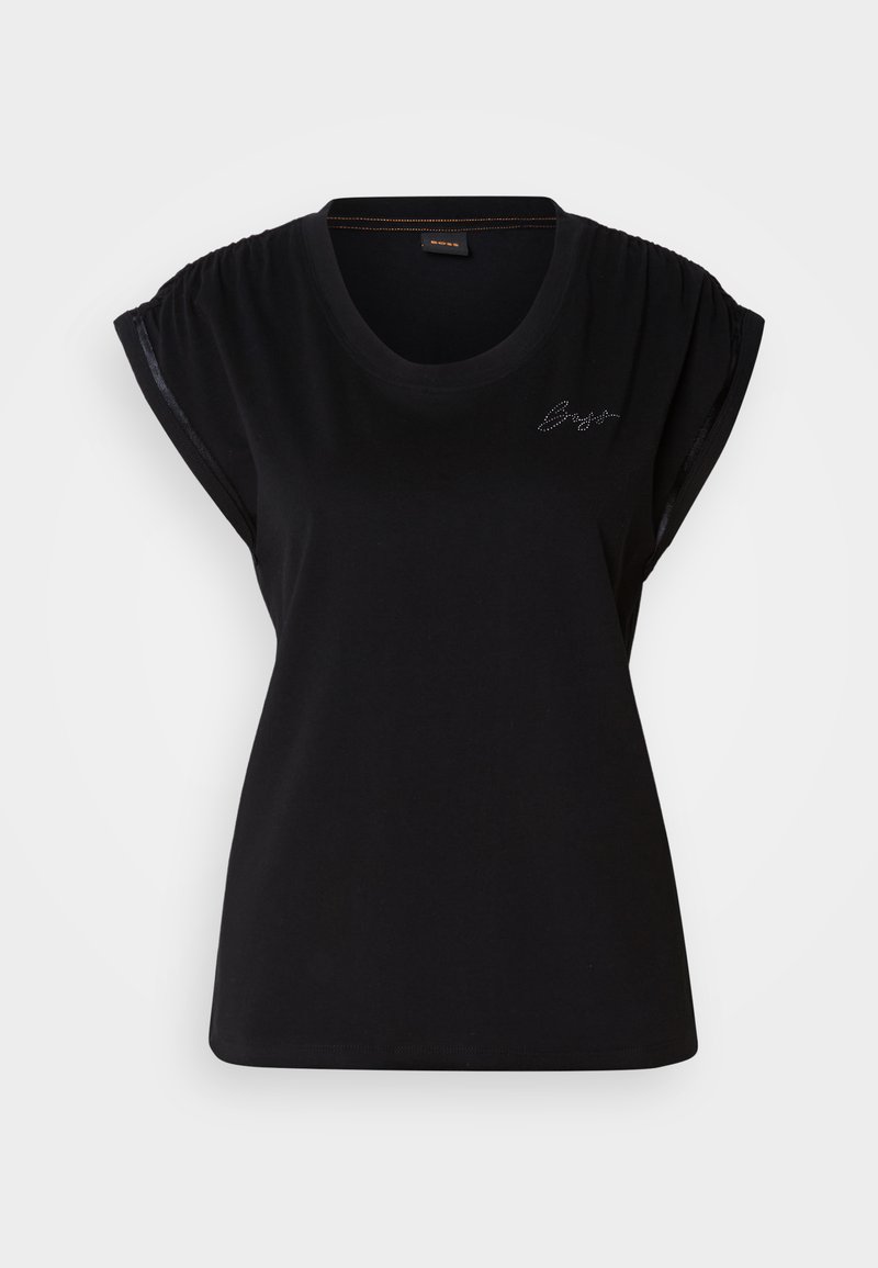 Boss T-shirt print zwart Boss T-shirt print zwart