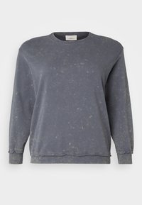 ONLY Carmakoma CARLEONI LIFE O NECK  - Športni pulover - thunderstorm washed