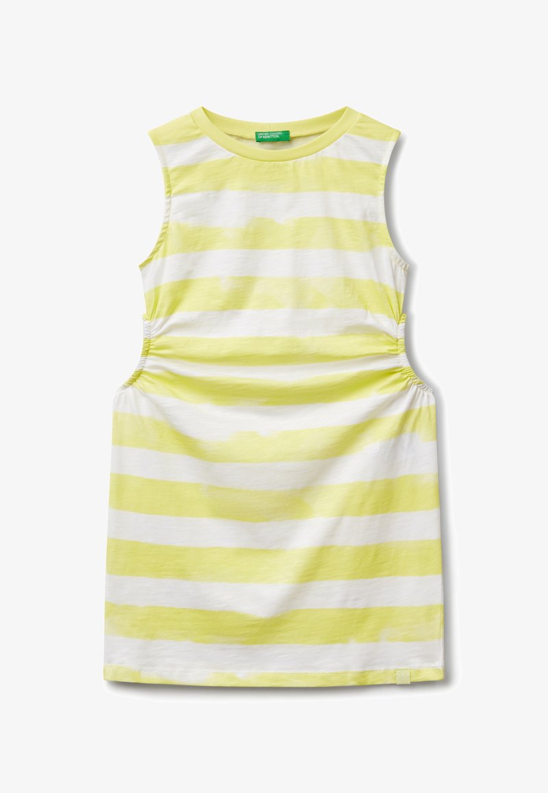 United Colors of Benetton Žerzejové šaty - yellow