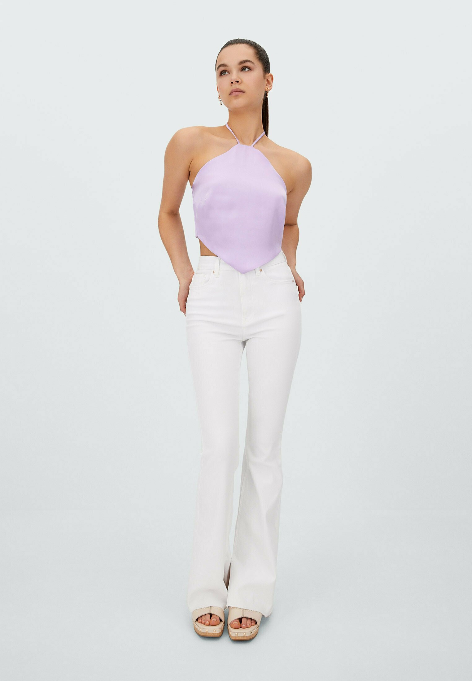Stradivarius Top - mottled lilac/lilla screziato - Zalando.it