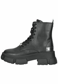 Botines con plataforma - black leather