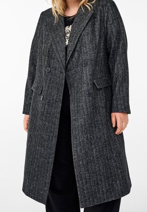 Manteau classique - mottled dark grey