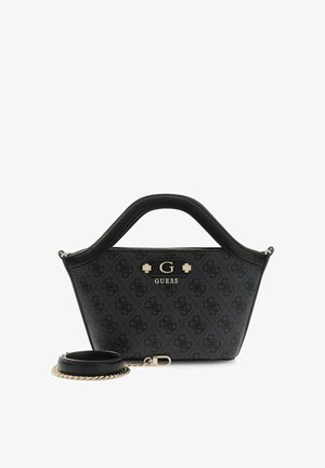 Guess, LINDSEY MINI TOTE - Sac à main - coal logo