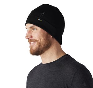 THERMAL MERINO REVERSIBLE CUFFED - Gorro - black