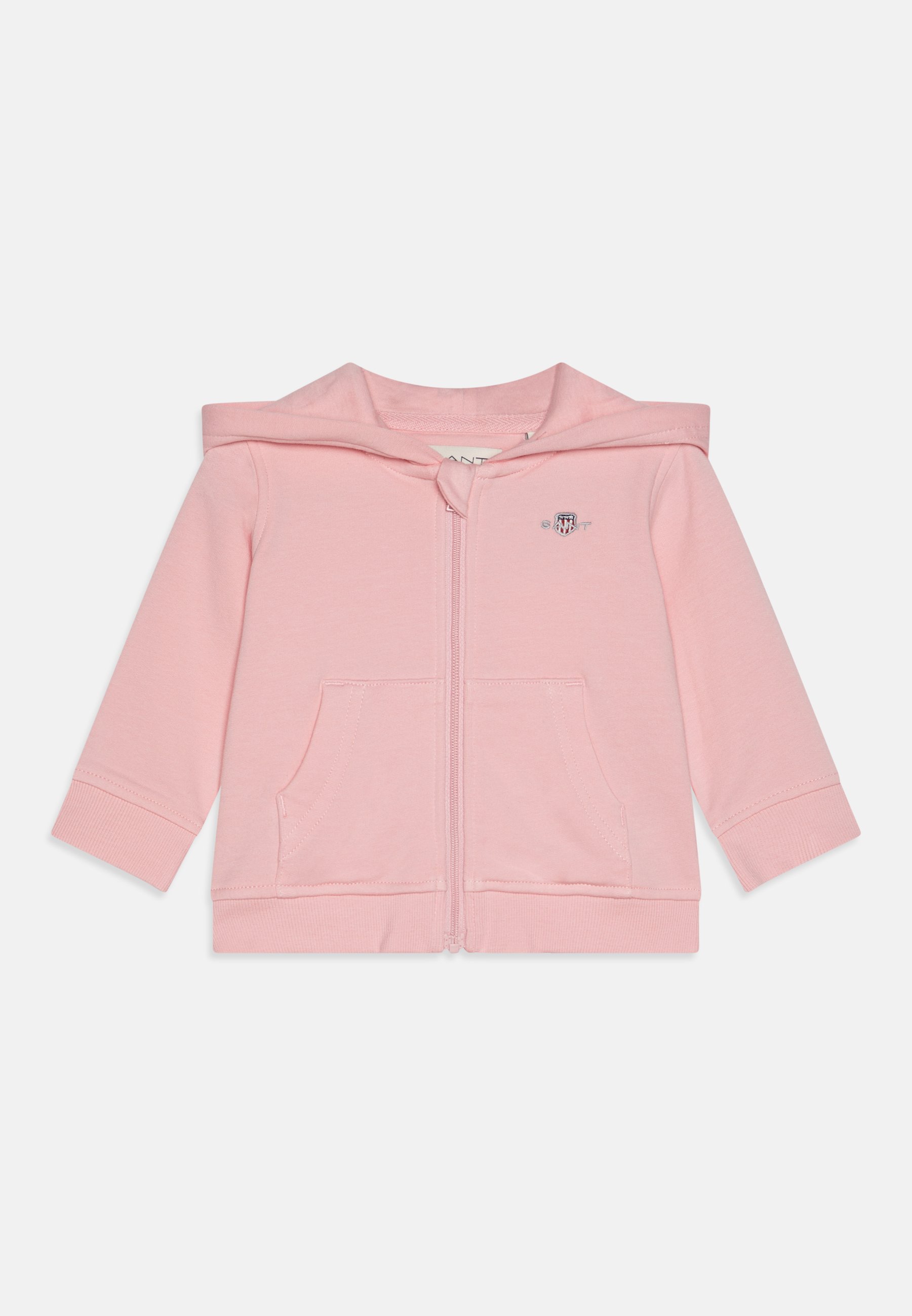 GANT SHIELD ZIP HOODIE Zip-up sweatshirt blushing pink/light