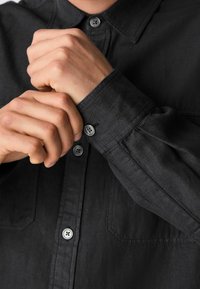 Next REGULAR FIT-LONG SLEEVE - Majica - charcoal grey