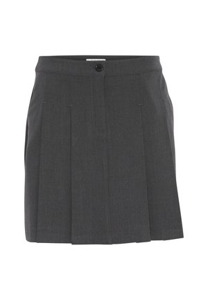 b.young BYDANTA - A-line skirt - dark grey melange