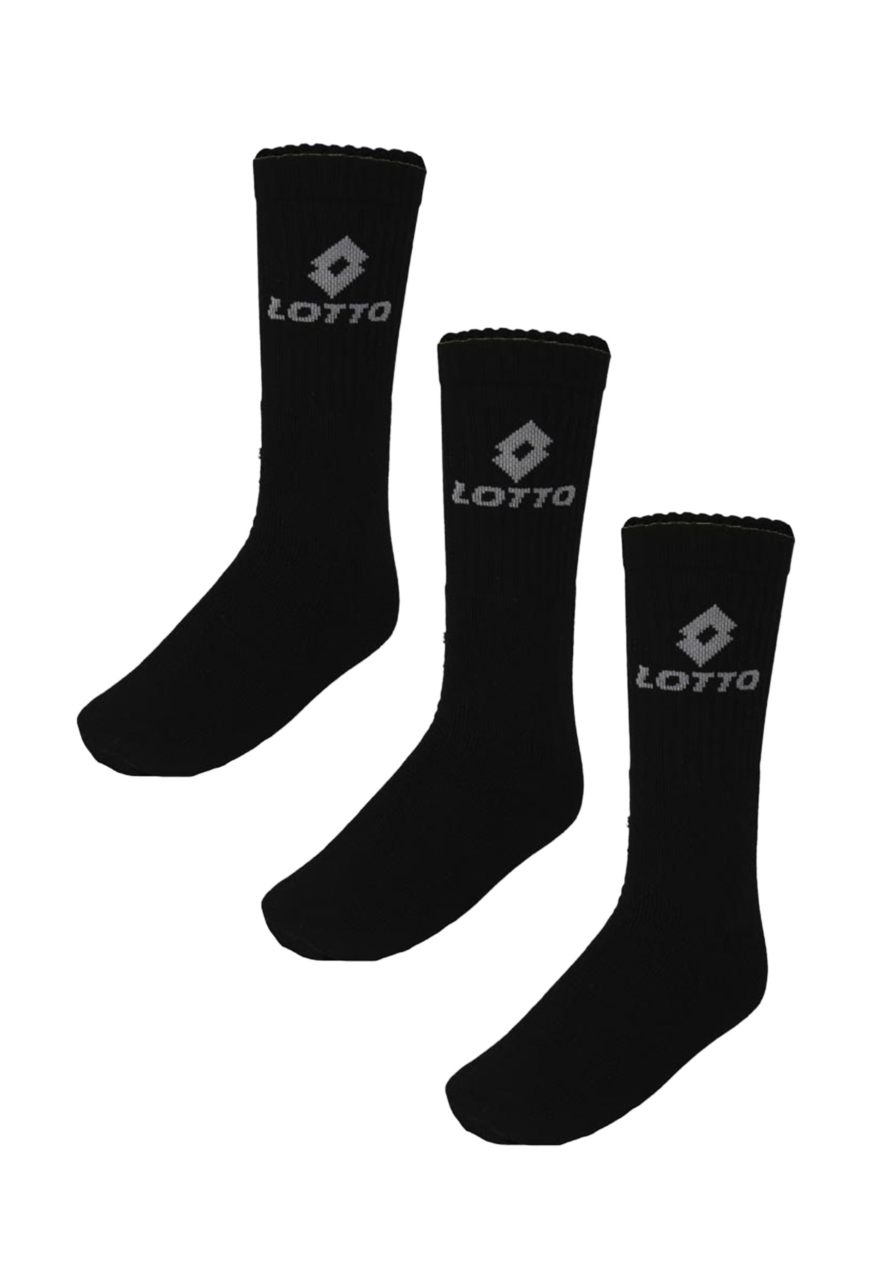 6 X Calze corte Spugna Uomo LOTTO sport tempo libero Misure TENNIS