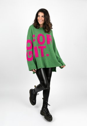GO FOR IT - Jumper - green