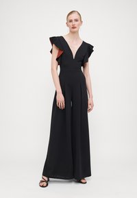 WAL G TALL PIP RUFFLE - Kombinezonas - black/burnt orange