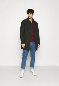 TOM TAILOR V NECK  - Pullover - wine red melange