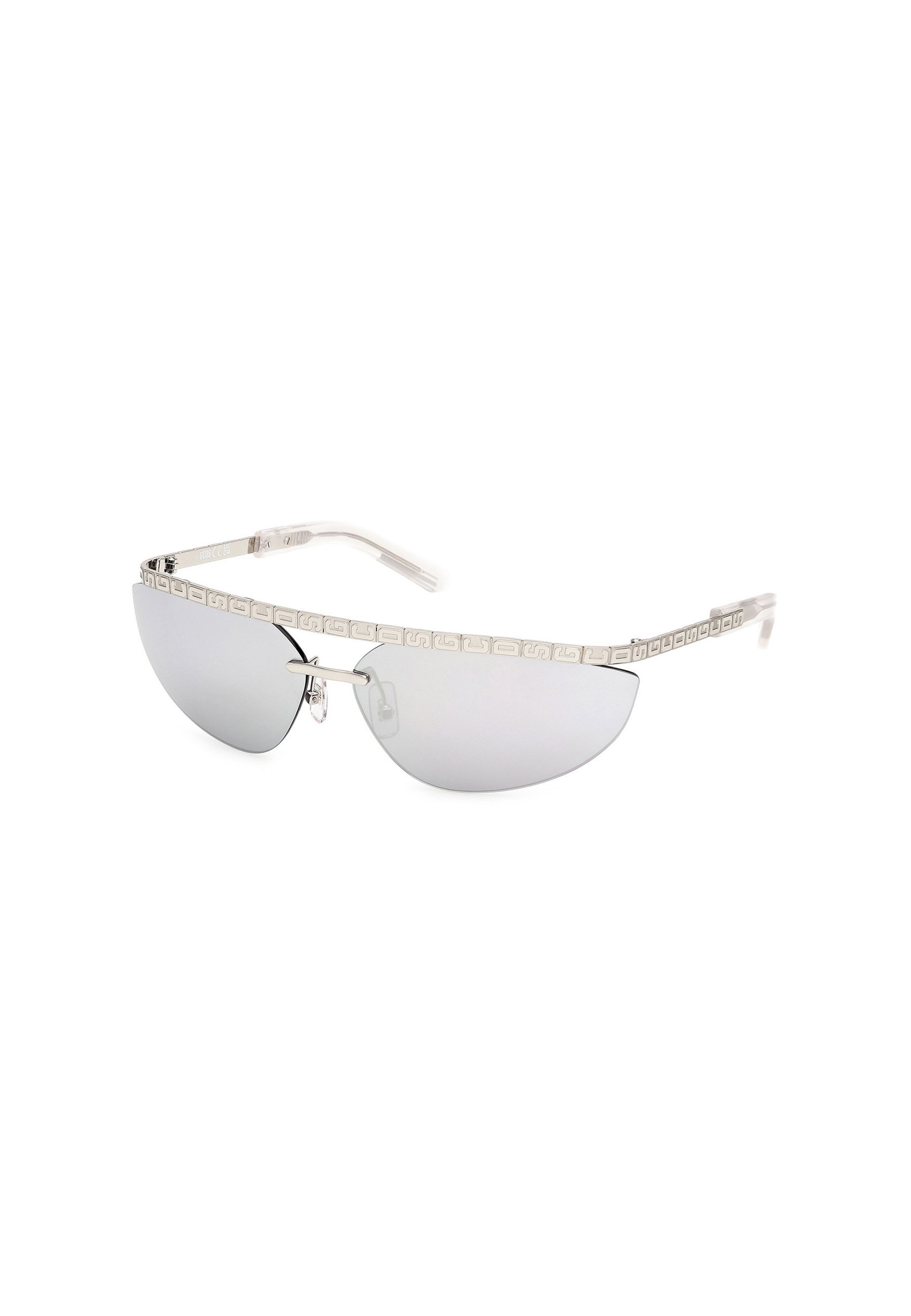 GCDS Silver Metal  Sunglasses GD0067 Navigator Sunglasses Metallic Grey | GCDS Official  main image 4