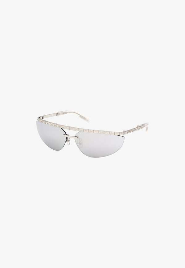 Sunglasses - shiny palladium smoke mirror