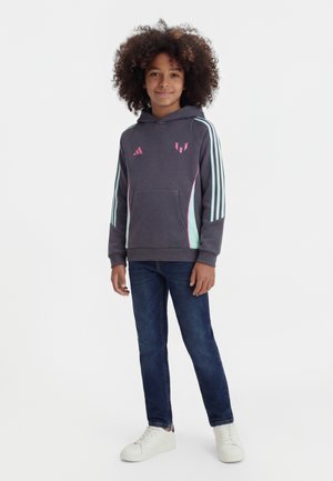 adidas Performance MESSI YOUTH UNISEX - Džemperis su gobtuvu - aurora onix