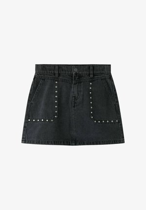 Name it, SKIRT DENIM - Gonna a campana - dark grey denim