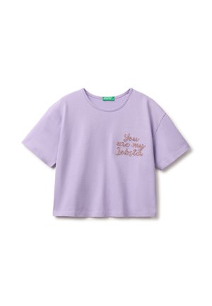 United Colors of Benetton, Triko s potiskem - violet
